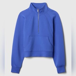 GAP Blue Quarter-Zip Women's Scooba Top